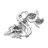 Nine Tailed Fox Brooch Mythology Game Badge Alloy Pin Jewelry For Men Ideal Choice For Gifts