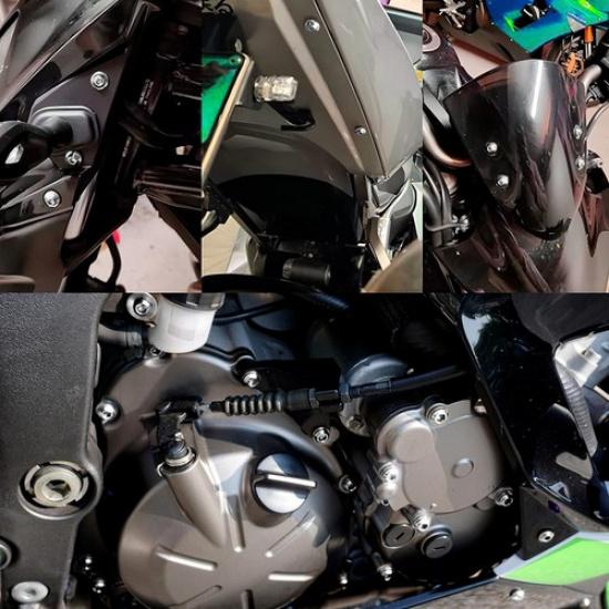 Полный комплект болтов для обтекателя, винты кузова, подходит для Yamaha YZF R6 R1 R6S YZF600R EOA