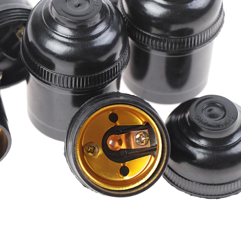 5X E27 4A ретро лампочка патрон подвесной Эдисон винтовой колпачок цоколь фитинги