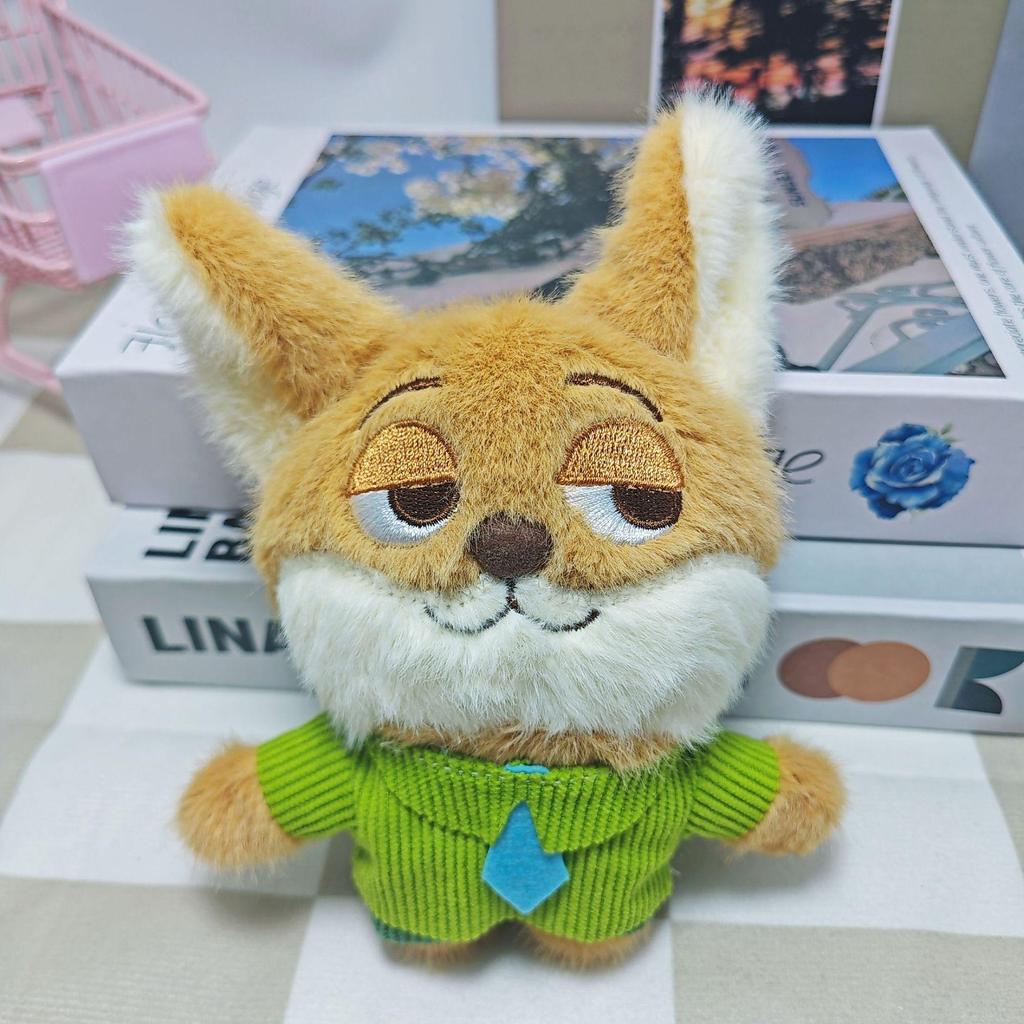Zootopia Plush Toy Pendant: Nick the Fox, Judy Rabbit, Leopard, Officer Flash - 13cm