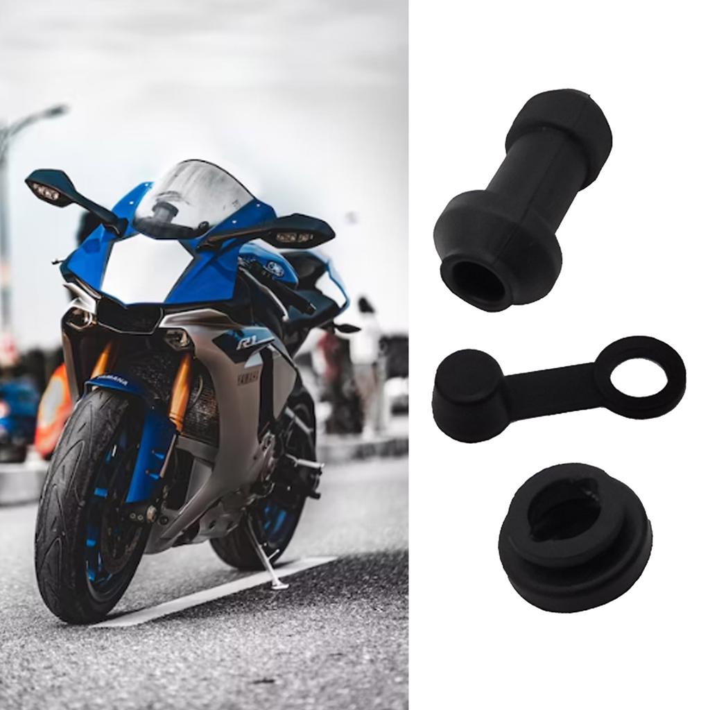 3шт мотоциклы скутер тормоза верхний нижний насос суппорт амортизаторы втулка резиновые водонепроницаемые