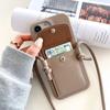 Wallet Lanyard Crossbody Phone Case for IPhone 15 14 13 12 11 Pro Max Mini X XR XS Max Plus Leather Card Slot Shoulder Strap