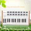 Worlde Ultra-Portable Mini Professional 25-клавишный USB MIDI пэд ударных и контроллер клавиатуры