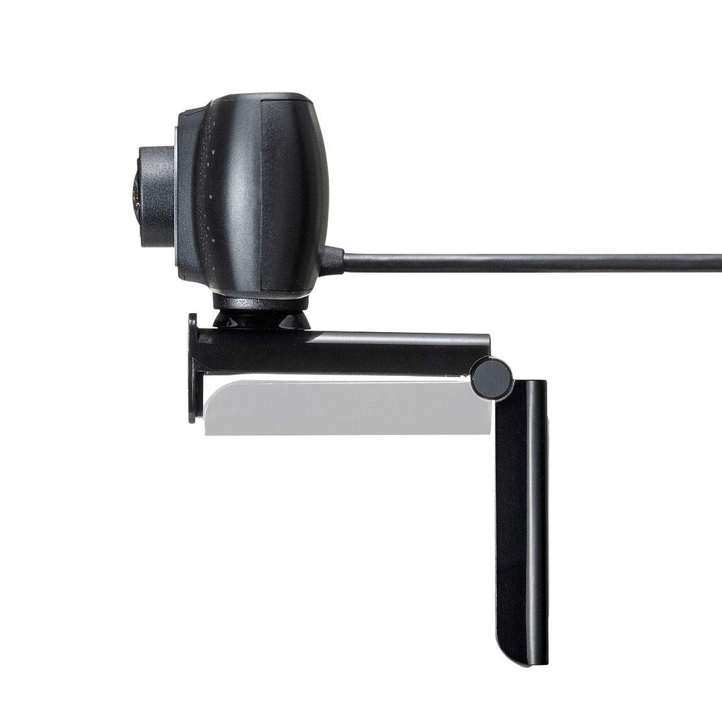Sanwa Supply Conference USB Skype Black Wide-Lens Webcam, Connection, 150° Ultra-Wide Angle, Built-in Microphone, Compatible, CMS-V43BK