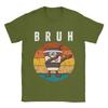 Bruh Cappuccino Assassino Italian Brainrot Cotton TShirt For Men Summer Crewneck Hip Hop Tee Shirt Oversized Printed Clothing