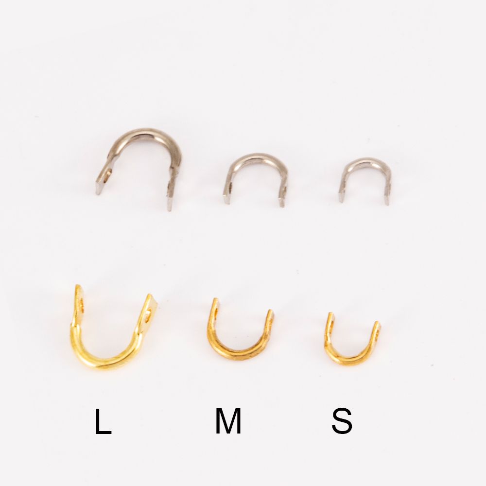 50PCS Hot Durable Sliver/Gold Spinner Easy-Spin Clevises Easy Spin Brass Fishing Lures Accessories