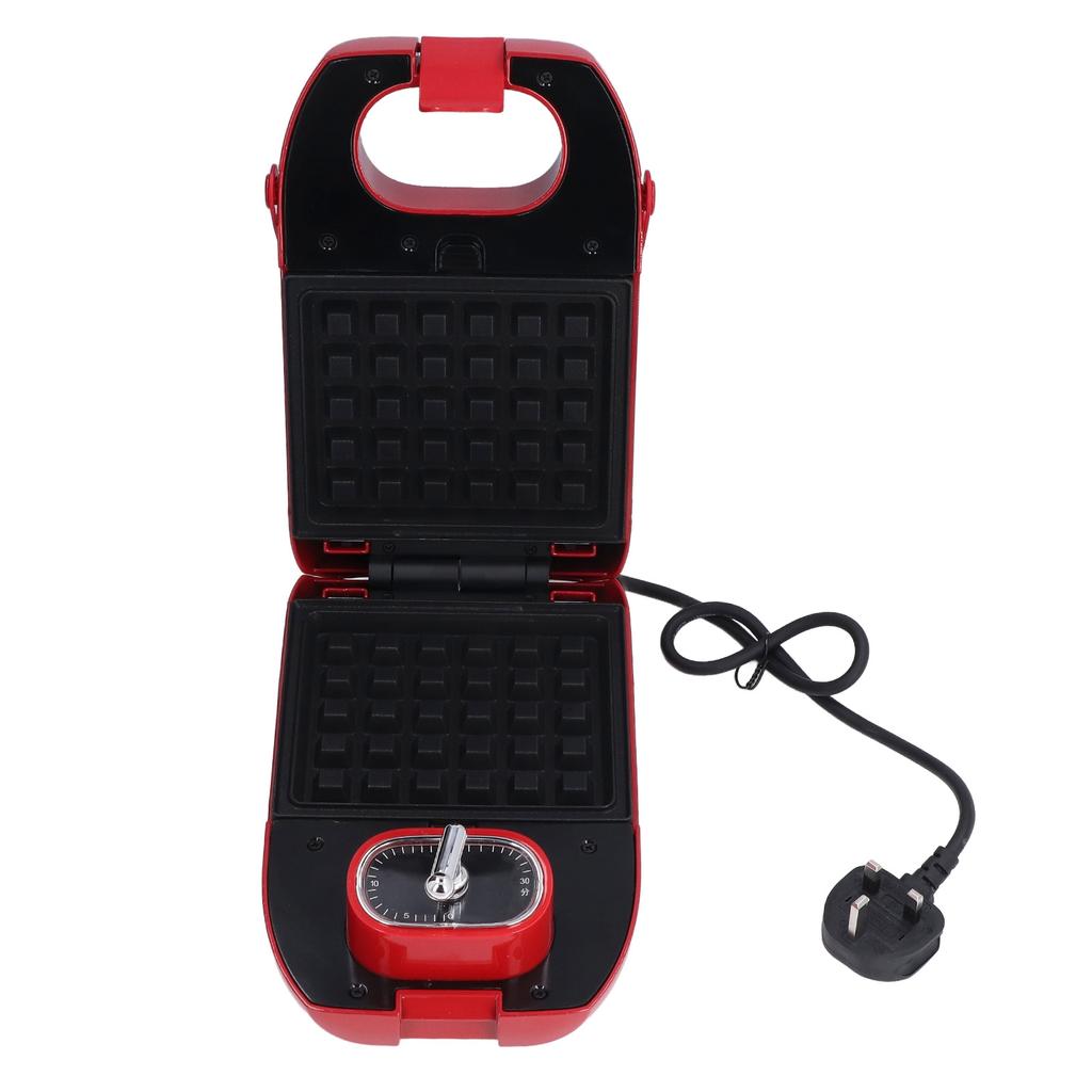 Breakfast Machine Timing Design Easy Cleaning Multifunctional Sandwiches Waffle Maker 50Hz 650W