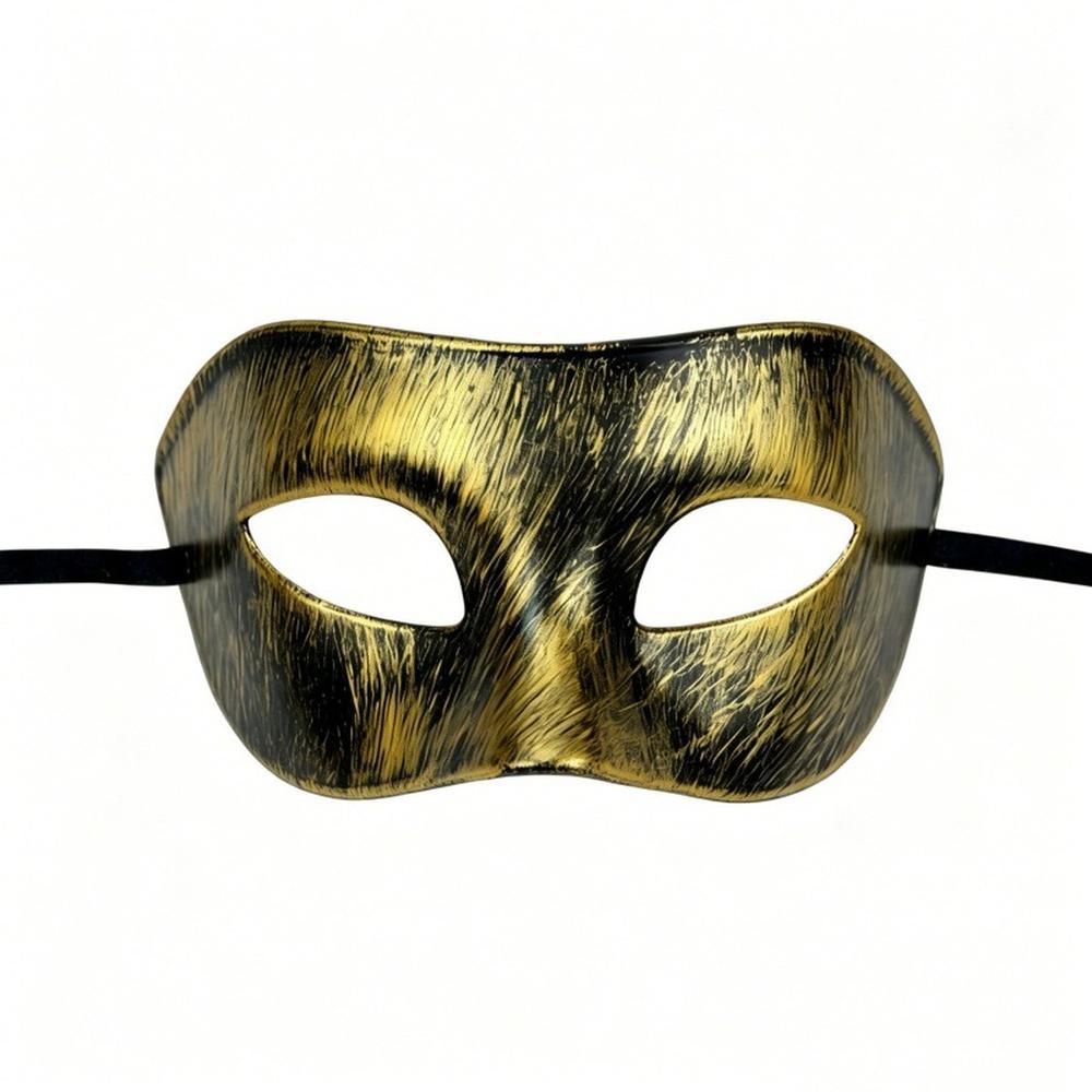 Plastic Halloween Mask Electroplated Decorative Costume Mask Party Masquerade Mask Delicate For Birthday Party Carnival Parade