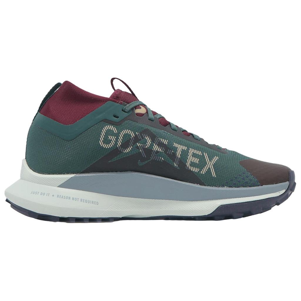 Nike React Pegasus Trail 4 GTX V2 Глубокий Лес Хаки Ночной Бордовый Мужские Беговые Кроссовки HM9728-300