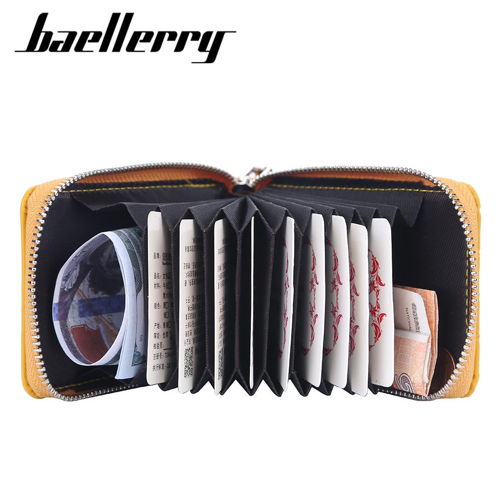 Женский короткий кошелек Baellerry на молнии, держатель для карт, многофункциональный кошелек, модный кошелек для ключей и монет, сумка для карт из искусственной кожи