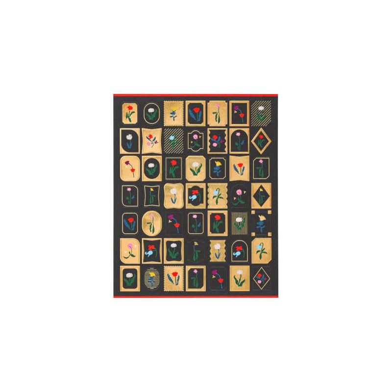 Hobonichi Techo (планировщик) от Yoshie Watanabe / Наклейки с тиснением фольгой Petit Bloom