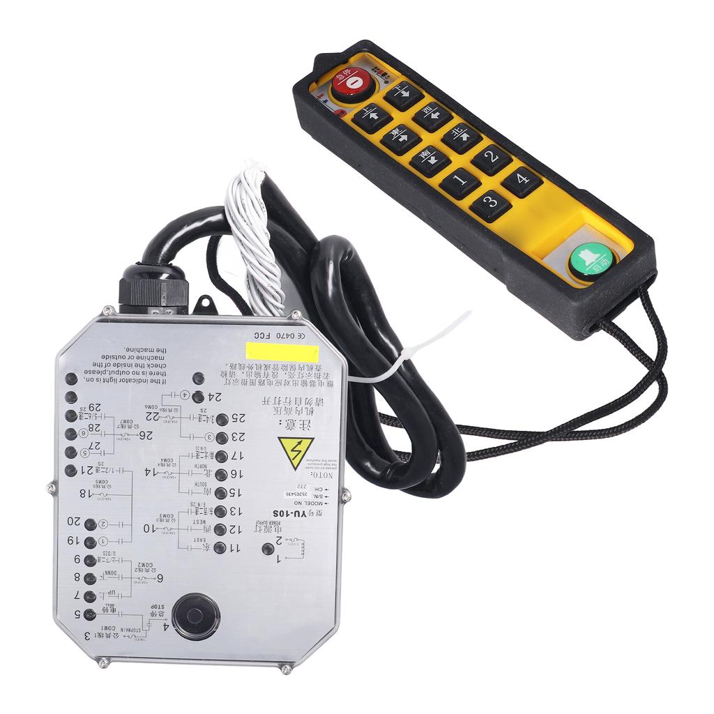 Industrial Remote Control 12 Buttons LED Indicator Crane Controller Hoist Accessories 800MHz 24V