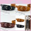 Belt Leather Girl Minimalist Decorative No Hole Adjustment Design Modern Elegant