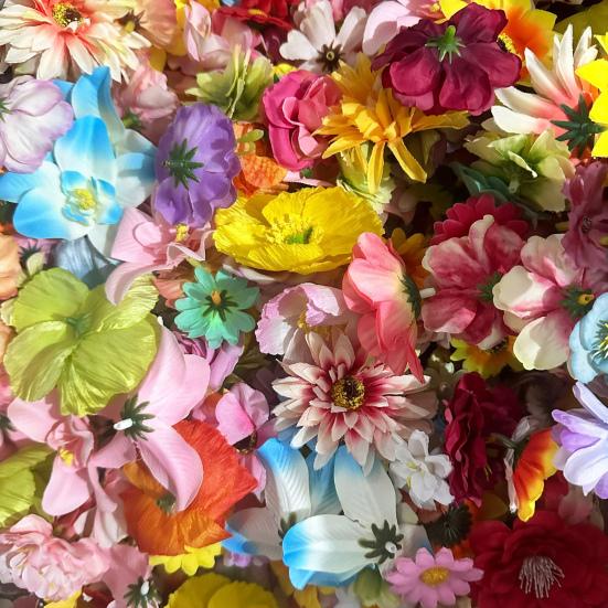 Artificial Flower Garland Faux Wildflower Hanging Decoration Fake Floral Vines Curtain for Spring Summer Home Garden Wedding Party Arch Wall Decor