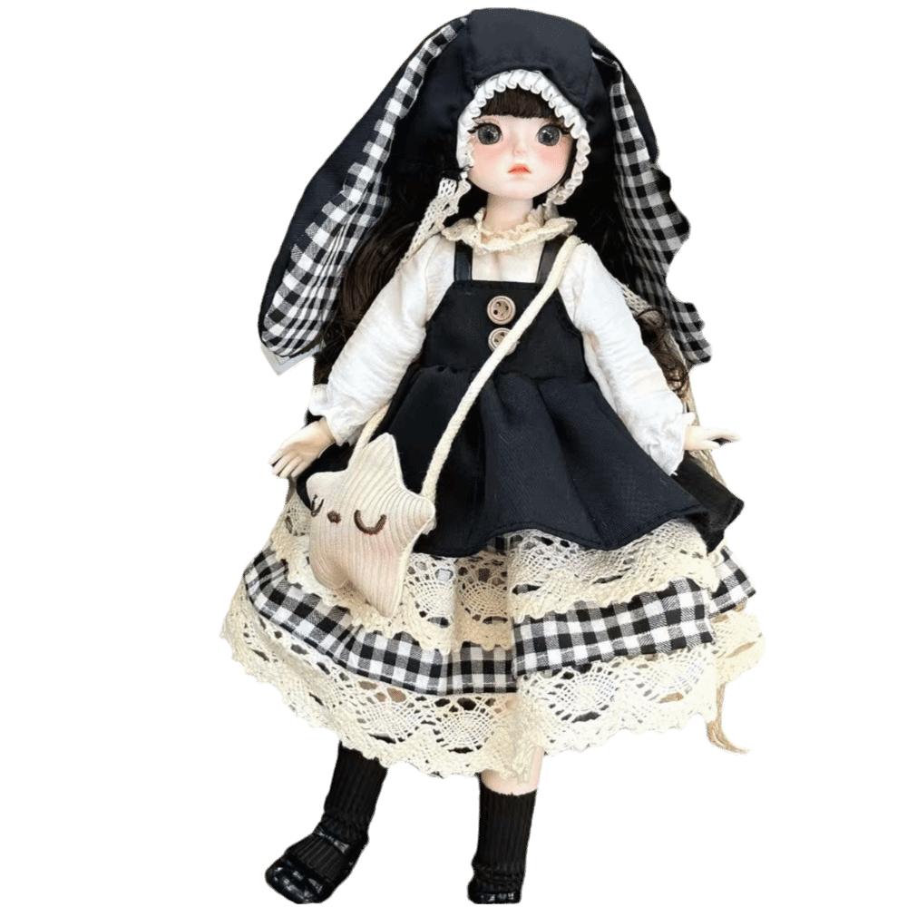 1 Set 30cm Princess Dress Up BJD Dolls Attractive Eyes Princess Makeup Ball Joint Doll Toddler
