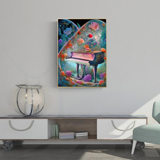 DIY 5D Diamond Art Kit Книжный шкаф Комод Узор Повышение креативности Уменьшение стресса Развивайте терпение Вышивка Мозаика Вышивка крестиком Украшение дома