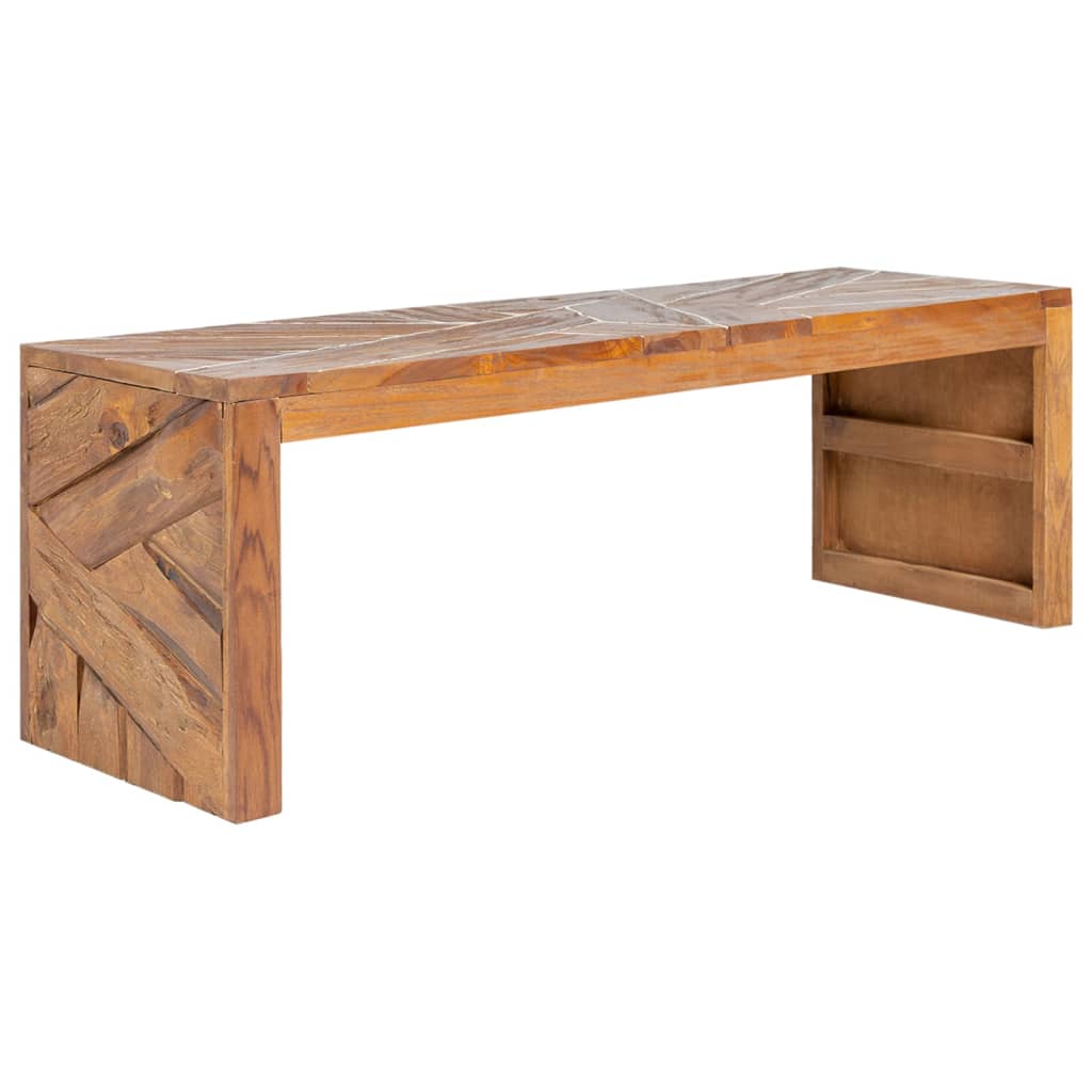 TV Stand 110 x 60 x 38 cm Solid Teak Wood