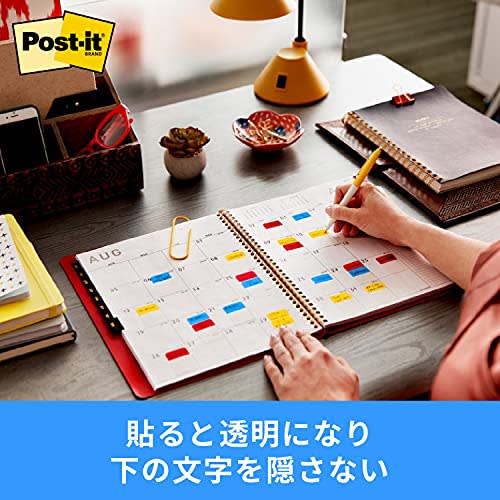 Post-it Film Sticky Notes Super Durable Thick Pink Green Orange 40 X 18 Mm 10 Sheets X 3 Pads 686S-2