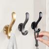 Настенный сплавной крючок Вешалка для ключей в прихожую Сверхпрочная вешалка для пальто и шарфов для спальни Настенный крючок для прихожей, ванной комнаты, кухни