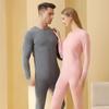 Мужской комплект термобелья из шерсти и шелка - цветной осенне-зимний базовый слой для пар