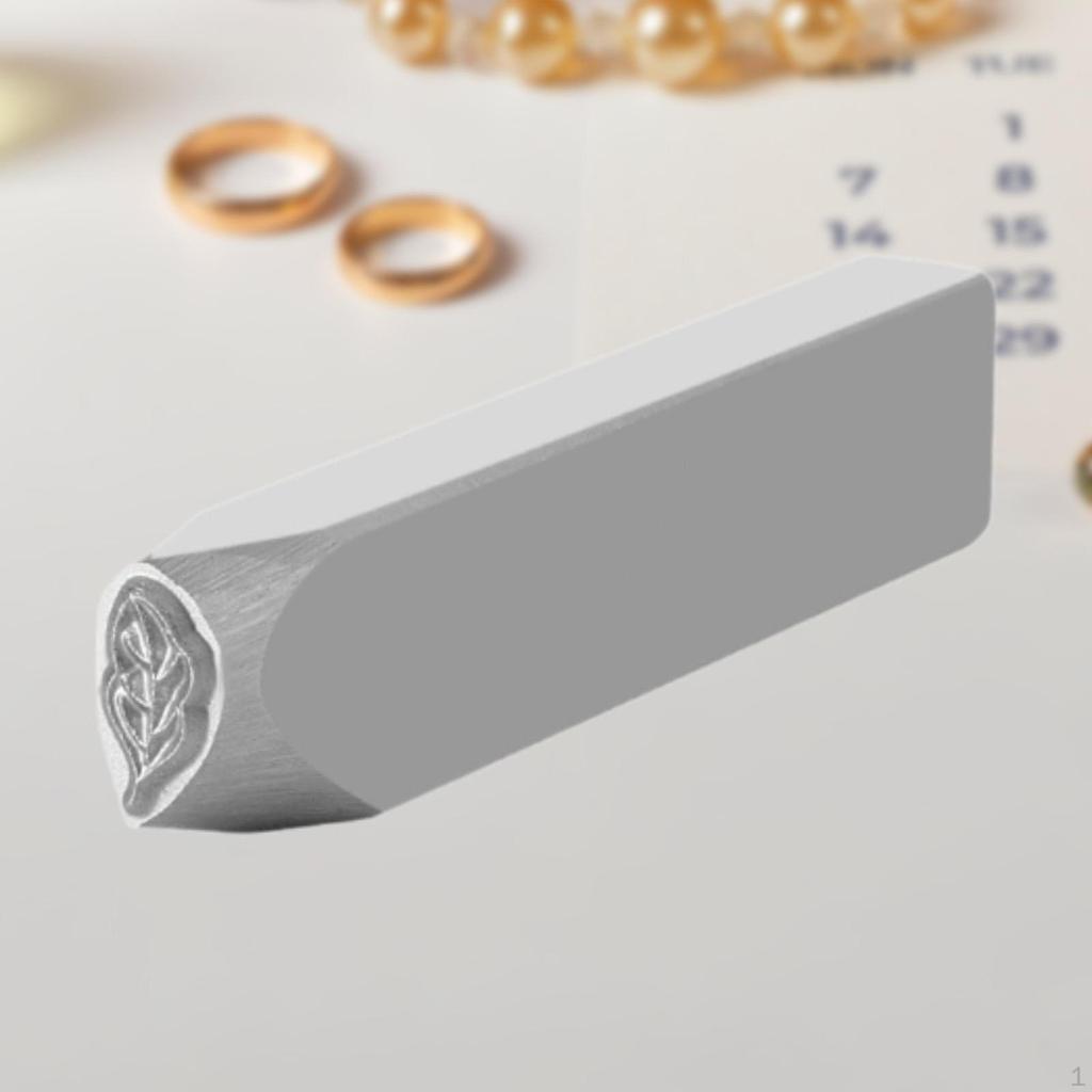 CNC Engraved Steel Stamp for Jewelry Making and Metalworking Projects