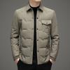 Осенне-зимняя мужская молодежная короткая модная куртка-пуховик, защищающая от холода и теплая куртка-пуховик