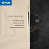Simon i6Air Ultra-Thin Five-Hole 86 Type Switch and Socket for Home Decor