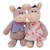 Cartoon Donkey Cute Couple Plush Toys Wedding Dresses Tuxedos Dolls Girls Gift