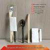 Handun Disposable Bamboo 4-Piece Cutlery Set