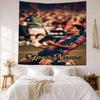 Lamin Yamal Custom Your Name Wall Decor Tapestry Art For Pet Memorial Birthdaywedding Party Backdrop Family Gift