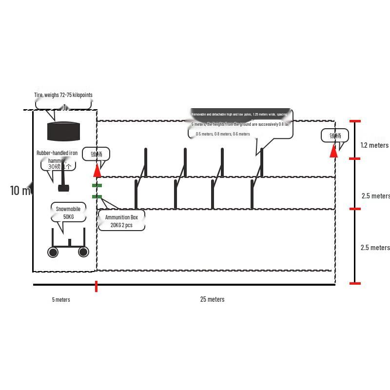 Heavy Duty Tactical Fitness Training Set
