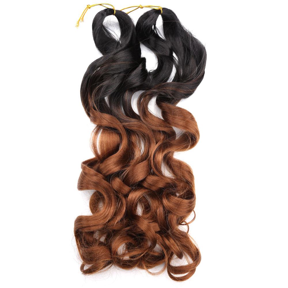 22inch 150g Synthetic Body Wave Curly Pony French Spiral Curl Hair Wavy Braiding Hair