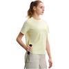 Fila Explorer Outdoor Basic Simple Round Neck Knitted Short Sleeve T-Shirt Women Tops Tender-Sprout-Yellow A11W527102F-YE