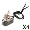 4x 6A / 125V 3A 250V SPDT 2Pin ( OFF Momentary Rocker Toggle Switch