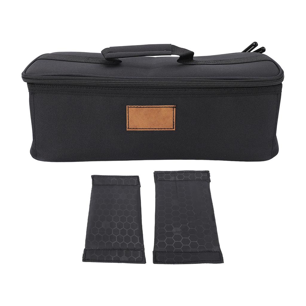 Camping Bag Oxford Fabric Anti Collision Insulated Picnic Cookware Utensil Handbag for Outdoor