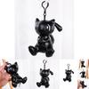 Милый Покемон Мьюту Темно-черный ПУ Подвеска Кукла Игрушка Брелок Детский Подарок 12,5 см/5 дюймов