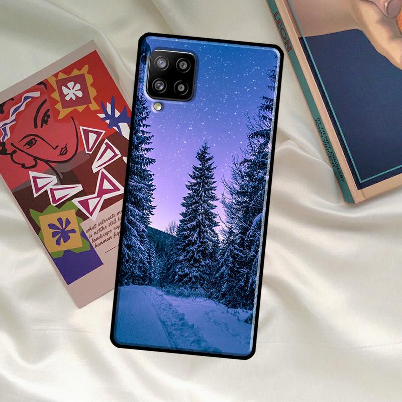 Landscape Winter Light Snow Case For Samsung Galaxy A56 A36 A06 A13 A53 A32 A12 A22 A52 A35 A26 A16 A55 A15 A54 A34 A14