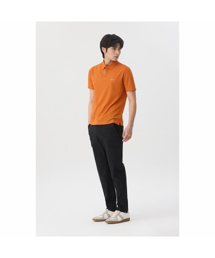 BRENTWOOD [Life Performance] Knitting Polo Neck T-Shirt Brtam26001Orx