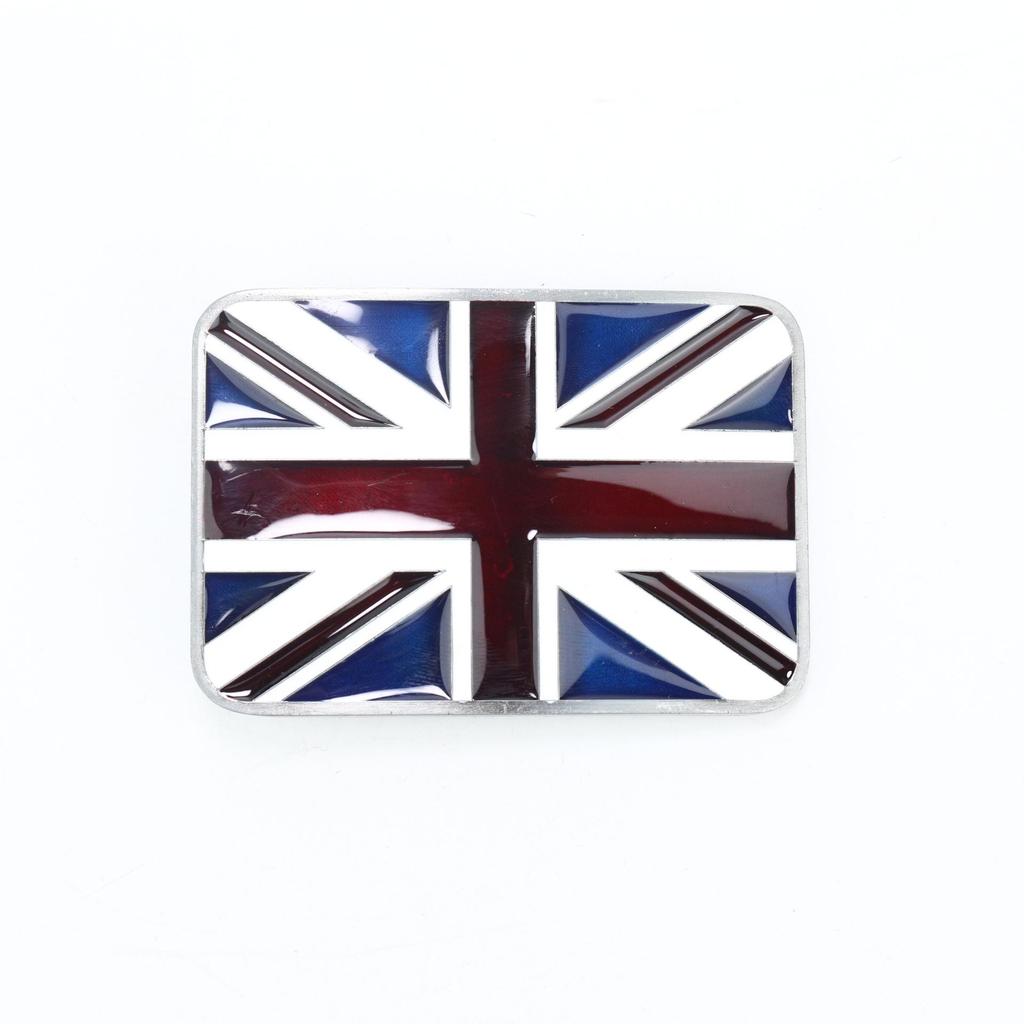 Пряжка для ремня в стиле вестерн-ковбой из цинка с национальным флагом и бирюзовым узором