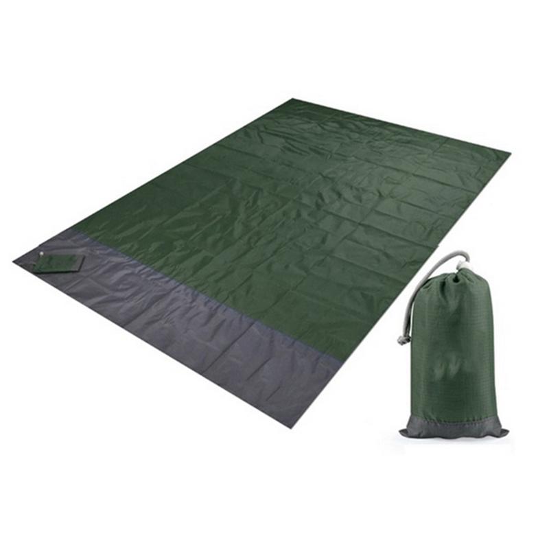 Beach Blanket Sandproof 200 X 140Cm Waterproof Beach Mat Lightweight Picnic Blanket For Travel Hiking Sports