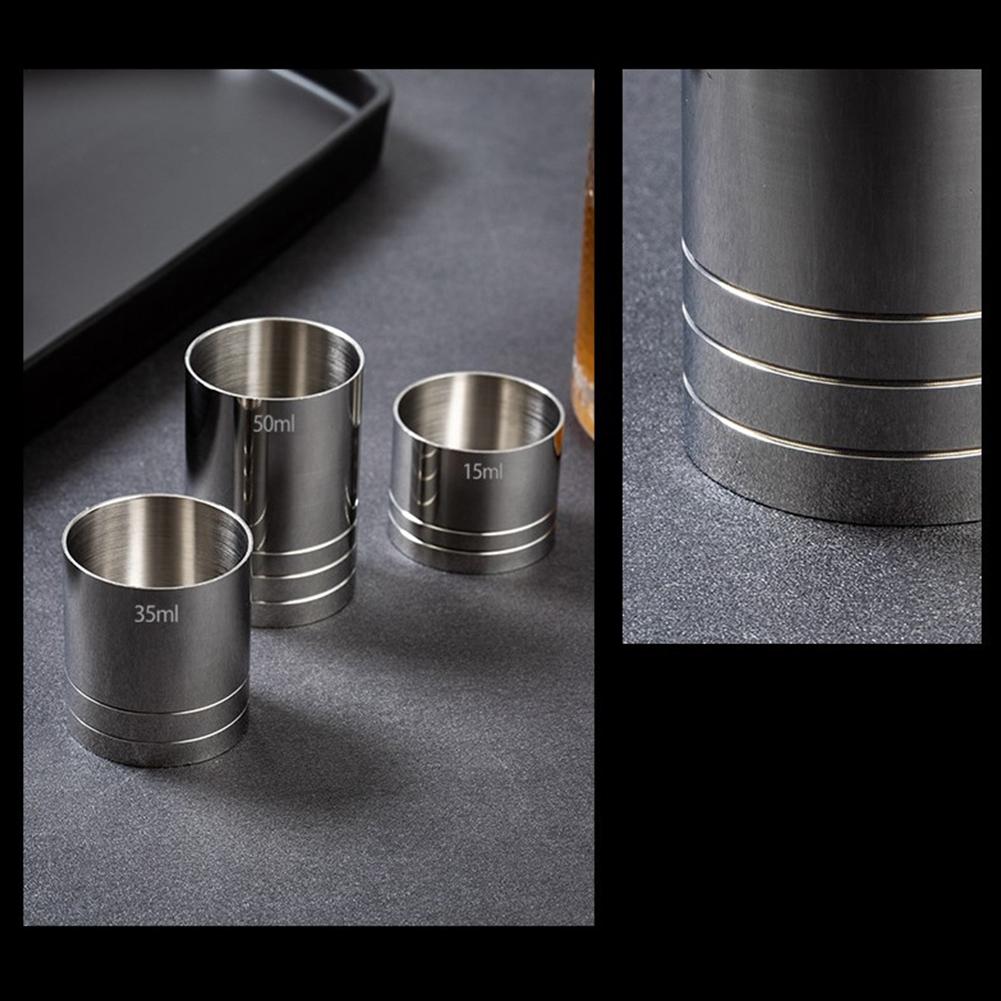 Мерный стаканчик для коктейлей, джиггер для кухни Dagdet 25 мл/35 мл/50 мл