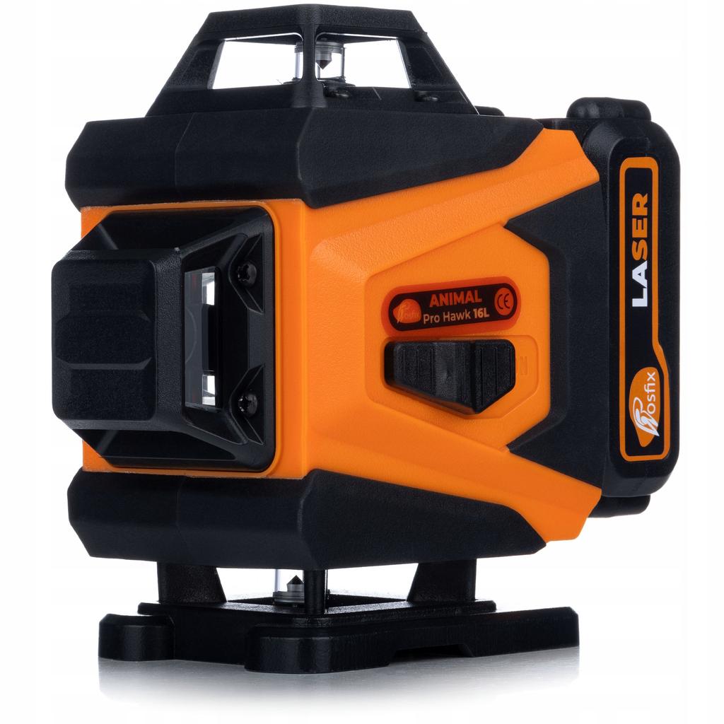 Rosfix Animal Pro Hawk RAPH 16L – Лазерный Крест 16 Линий | IP54 | USB-C | Комплект с Пультом, 2 Литий-ионными Аккумуляторами и Кейсом