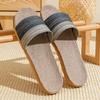 Linen Slippers Household Thick Bottom Straw Summer Men and Women Cool Slippers Home Indoor Non-slip and Non-smelly Feet