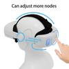 Ремень на голову Дисплей мощности Многоточечная регулировка Эргономичность 6000 мАч с цветной дыхательной подсветкой Регулируемая гарнитура виртуальной реальности для Quest2