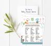 Inkdotpot Jungle Animals Baby Shower Game Set Of 50 BabyA AlphabetA ABCA Game Ita s A Boy Ita s A Girl Party