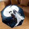 1PC Moonlight Corpse-bride Umbrella-8-Rib Reinforced, Automatic Open, Lightweight & Durable, Cute Fashion Accessory for Outdoor, D2649