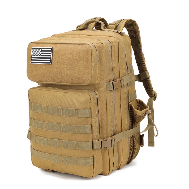 Camouflage Multifunctional Hiking & Cycling Backpack with Large Capacity and Side Pockets