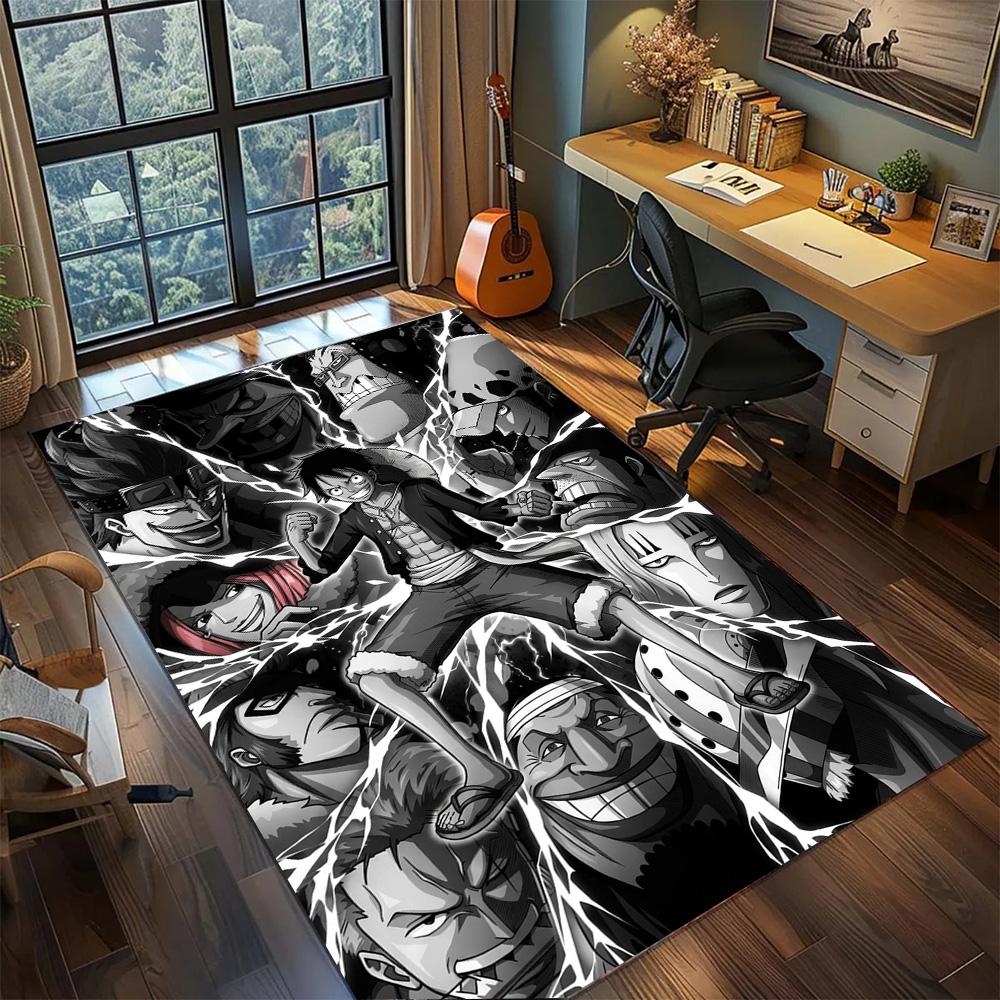 One Piece!Rug Carpet Large Area Rug Non Slip Washable Floor Mat Gamer Room Bedroom Home Decor