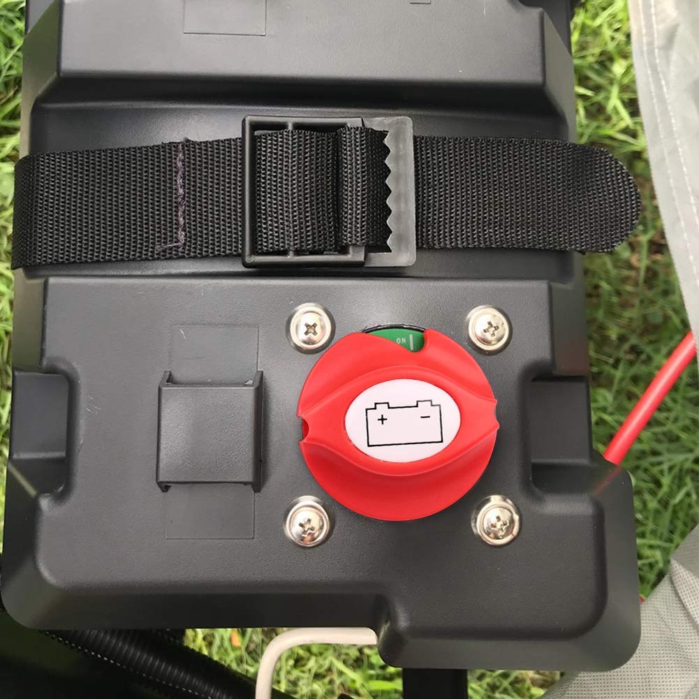 12V-48V Battery Cut Shut Off Switch Heavy Duty Battery Isolator Switch, 275/1250 Amps for Marine Boat RV ATV UTV Vehicles