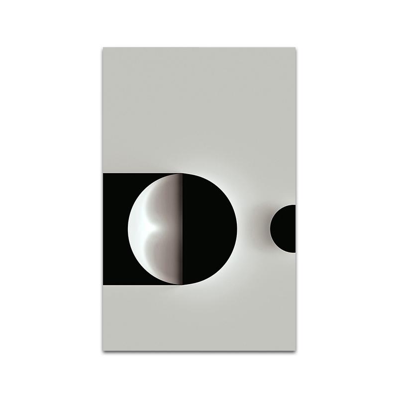 Geometric Pattern 3D Visual Art Posters and Prints Modern Abstract Canvas Painting Wall Pictures for Living Room Home Decoration